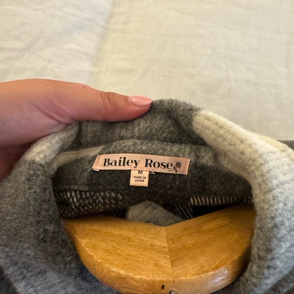 Plaid Utility Jacket - Black and White - Picture 2 of 2